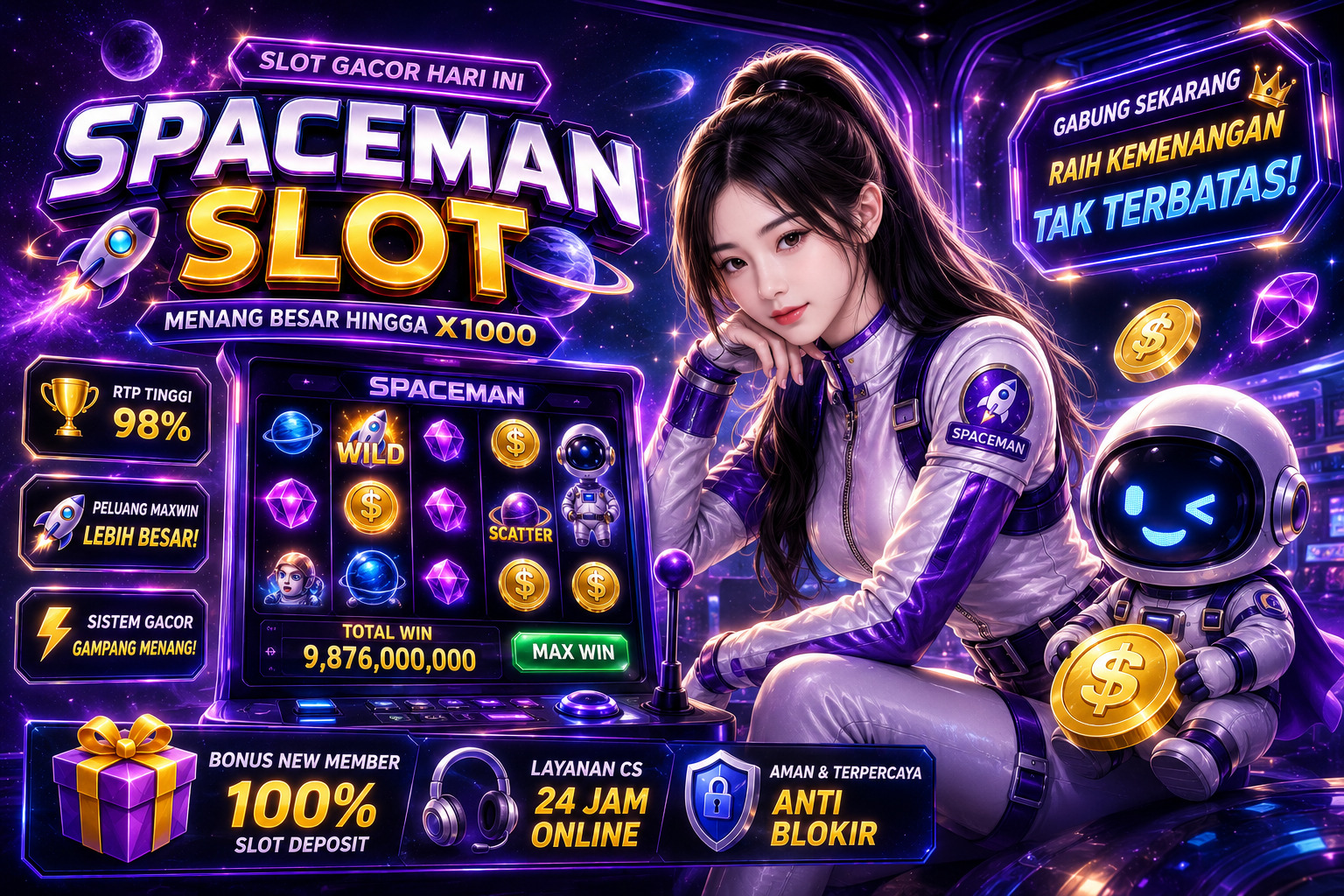 APK Slot Spaceman yang Ringan dan Mudah Digunakan